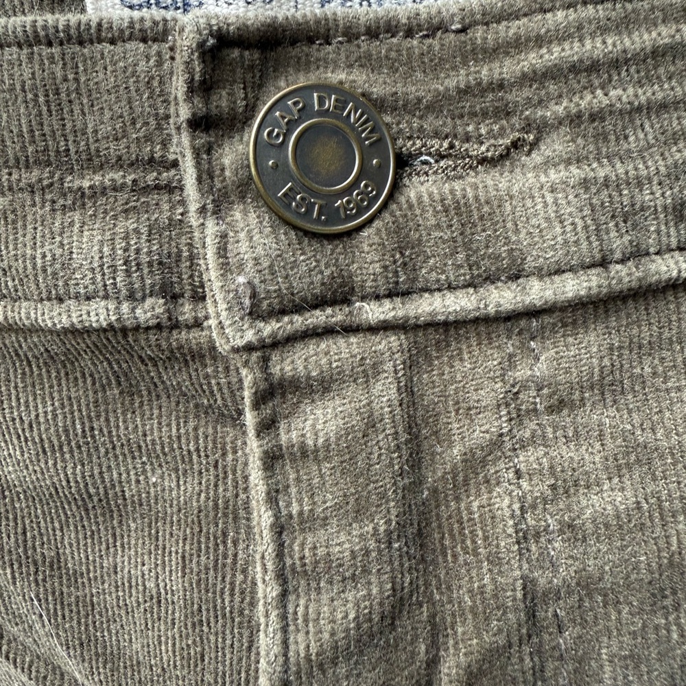 Gap Mid Rise Perfect Boot Cord 32t (Tall) - image 2